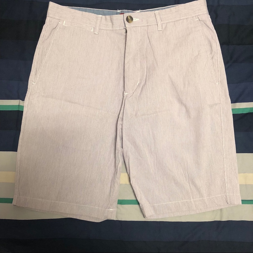 Pin striped shorts